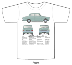 Ford Cortina MkI 2Dr 1962-65 T-shirt Front
